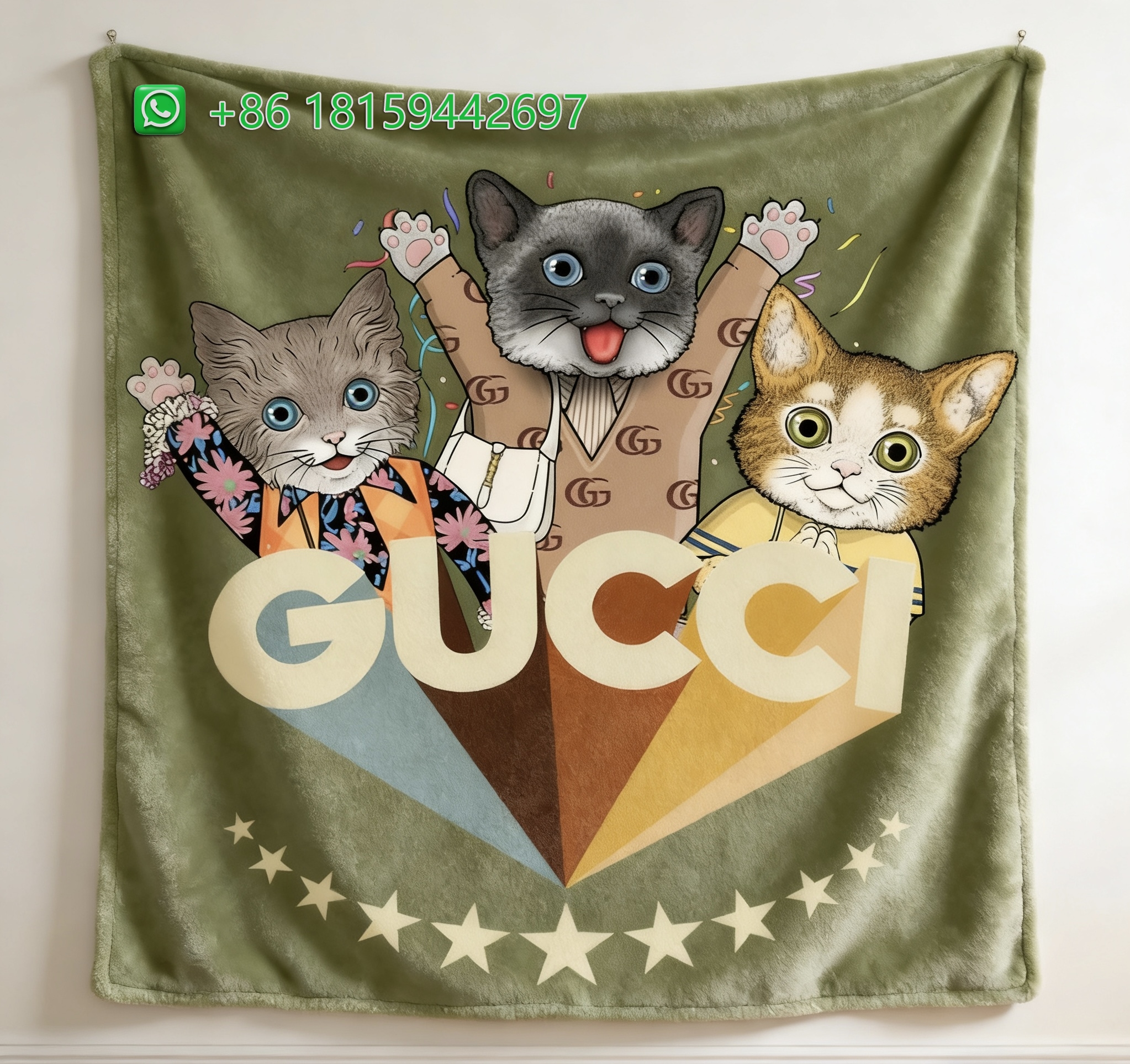 Gucci Throw Blankets